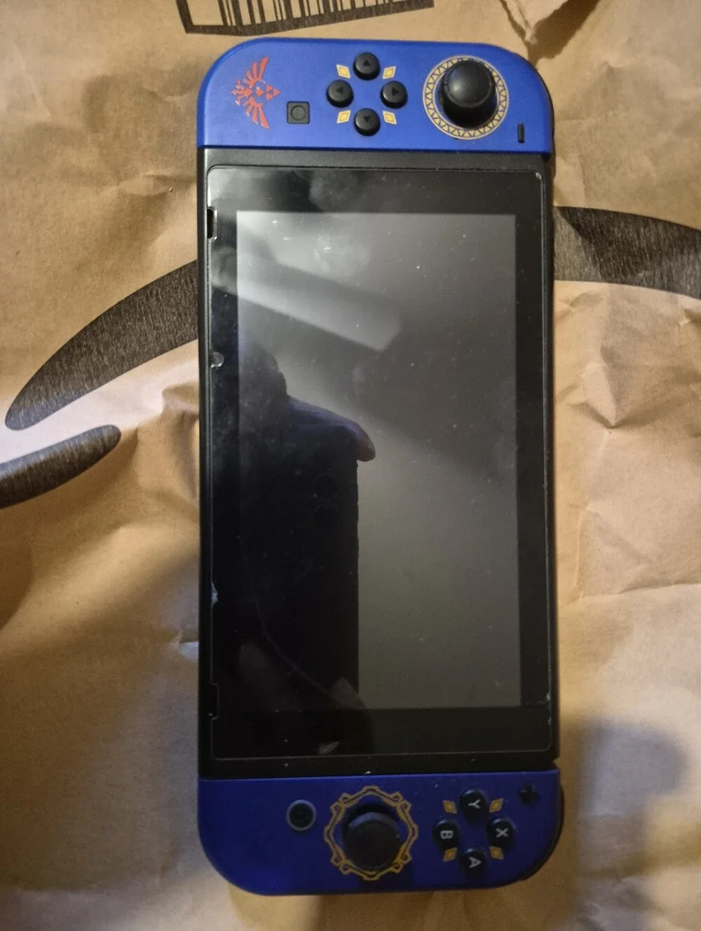 Nintendo Switch With Legend Of Zelda Joy Cons. Docker,hdmi Cable,power Supply,